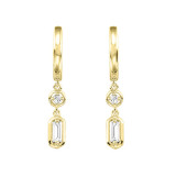 Gems One 14Kt Yellow Gold Diamond (1/6Ctw) Earring - ER10384-4YC photo
