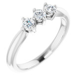 14K White 1/3 CTW Diamond Anniversary Band - 1240316001P photo