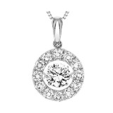 Gems One 14KT White Gold & Diamond Rhythm Of Love Neckwear Pendant   - 1 ctw - ROL1148-4WCT photo