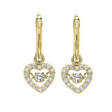 Gems One 10KT Yellow Gold & Diamond Rhythm Of Love Fashion Earrings  - 1/5 ctw - ROL1022-1YC photo
