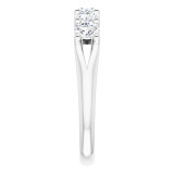 14K White 1 CTW Diamond Anniversary Band - 1233906000P photo 4