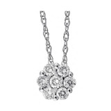 Gems One 14Kt White Gold Diamond (1/6Ctw) Pendant - PD32724-4WH photo