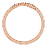 14K Rose Infinity-Inspired Rope Ring - 51724103P photo 2