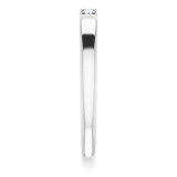 14K White .09 CTW Diamond French-Set Anniversary Band - 124030601P photo 4