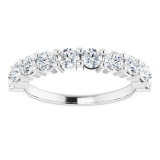 14K White 1 CTW Diamond Anniversary Band - 12287760004P photo 3