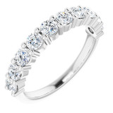 14K White 1 CTW Diamond Anniversary Band - 12287760004P photo