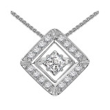 Gems One 14KT White Gold & Diamonds Stunning Neckwear Pendant - 7/8 ctw - ROL1074-4WC photo