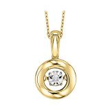 Gems One 10KT Yellow Gold & Diamond Rhythm Of Love Neckwear Pendant  - 1/10 ctw - ROL1200-1YC photo