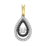 Gems One 14KT Yellow Gold & Diamond Rhythm Of Love Neckwear Pendant  - 3/8 ctw - ROL1017-4YCBLK photo