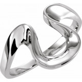 14K White Freeform Remount Ring - 50055887P photo