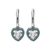 Gems One 14KT White Gold & Diamond Rhythm Of Love Fashion Earrings  - 3/4 ctw - ROL1016-4WCBL photo