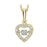 Gems One 10KT Yellow Gold & Diamond Rhythm Of Love Neckwear Pendant  - 1/5 ctw - ROL1021-1YC photo