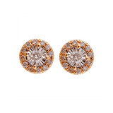 Gems One 14Kt Yellow Gold Diamond (1/8Ctw) Earring - ER30357-4YD photo