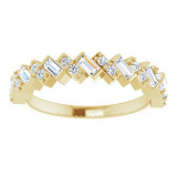 14K Yellow 3/8 CTW Diamond Anniversary Band - 123647601P photo 3