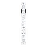 14K White 3/8 CTW Diamond Stackable Ring - 67402102P photo 4