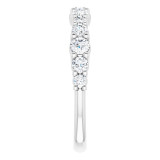 14K White 3/4 CTW Diamond Anniversary Band - 123371600P photo 4