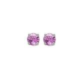 Gems One 14Kt White Gold Pink Sapphire (7/8 Ctw) Earring - EPR45-4W photo