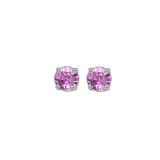 Gems One 14Kt White Gold Pink Sapphire (7/8 Ctw) Earring - EPR45-4W photo