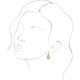 14K Yellow Freshwater Cultured Pearl Vintage-Inspired Earrings - 86932601P photo 3