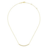 Gabriel & Co. 14k Yellow Gold Lusso Diamond Bar Necklace - NK5796Y45JJ photo 2
