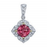 Stanton Color 14k Gold Rhodolite Pendant photo