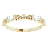 14K Yellow 1/4 CTW Diamond Anniversary Band - 124063601P photo 3