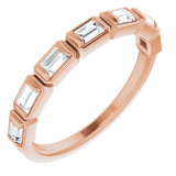 14K Rose 1/2 CTW Diamond Anniversary Band - 123020609P photo