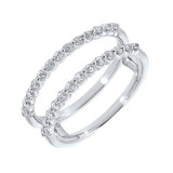 Gems One 14Kt White Gold Diamond (1/3Ctw) Ring - RG71816-4WD photo