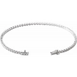 14K White 2 CTW Diamond Line 7 Bracelet - 653536600P photo 2