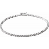 14K White 2 CTW Diamond Line 7 Bracelet - 653536600P photo