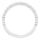 14K White 1/4 CTW Diamond Anniversary Band - 1236266021P photo 2
