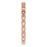 14K Rose .08 CTW Diamond Anniversary Band - 123085602P photo 4