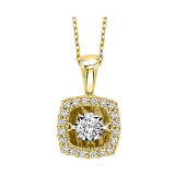 Gems One 14KT Yellow Gold & Diamond Rhythm Of Love Neckwear Pendant  - 1/6 ctw - ROL1221-4YC photo