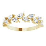 14K Yellow 5/8 CTW Diamond Anniversary Band - 123859601P photo 3