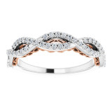 14K White 1/4 CTW Diamond Anniversary Band - 123125604P photo 3