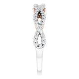 14K White 1/4 CTW Diamond Anniversary Band - 123125604P photo 4