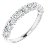 14K White 3/4 CTW Diamond Anniversary Band - 12287760036P photo