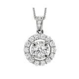 Gems One 14Kt White Gold Diamond (3/4Ctw) Pendant - FP1421/75-4WC photo
