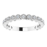 14K White 1/8 CTW Diamond Anniversary Band - 123106600P photo 3