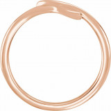14K Rose Snake Ring - 51667103P photo 2