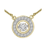 Gems One 14KT Yellow Gold & Diamond Rhythm Of Love Neckwear Pendant  - 1/2 ctw - ROL1068-4YC photo