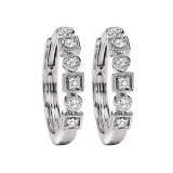 Gems One 10Kt White Gold Diamond (1/8Ctw) Earring - FE2045-1WD photo