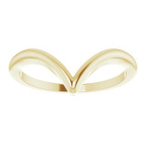 14K Yellow V Ring - 65181270000P photo 3