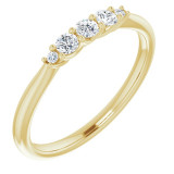 14K Yellow 1/5 CTW Diamond Anniversary Band - 124004605P photo