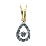 Gems One 14KT Yellow Gold & Diamond Rhythm Of Love Neckwear Pendant  - 1/5 ctw - ROL1023-4YCBK photo