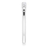 14K White 2.5 mm Round 1/3 CTW Diamond Anniversary Band - 123844708P photo 4