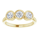 14K Yellow 3/4 CTW Diamond Anniversary Band - 1235986001P photo 3