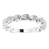 14K White 1/6 CTW Diamond Anniversary Band - 123957600P photo 3