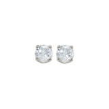 Gems One 14Kt White Gold White Topaz (1/2 Ctw) Earring - EWR40-4W photo