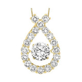 Gems One 14KT Yellow Gold & Diamond Rhythm Of Love Neckwear Pendant  - 1-1/2 ctw - ROL1140-4YC photo